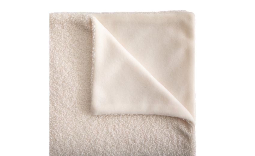 Jaiko coperta avorio 160x120 cm--Beige-Poliestere-160 cmx120 cm