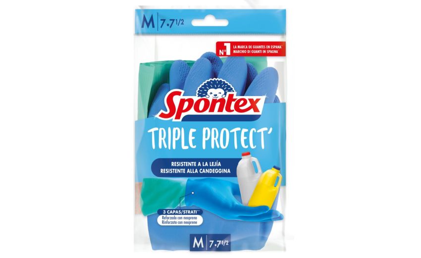 Spontex Guanti Triple Protect M