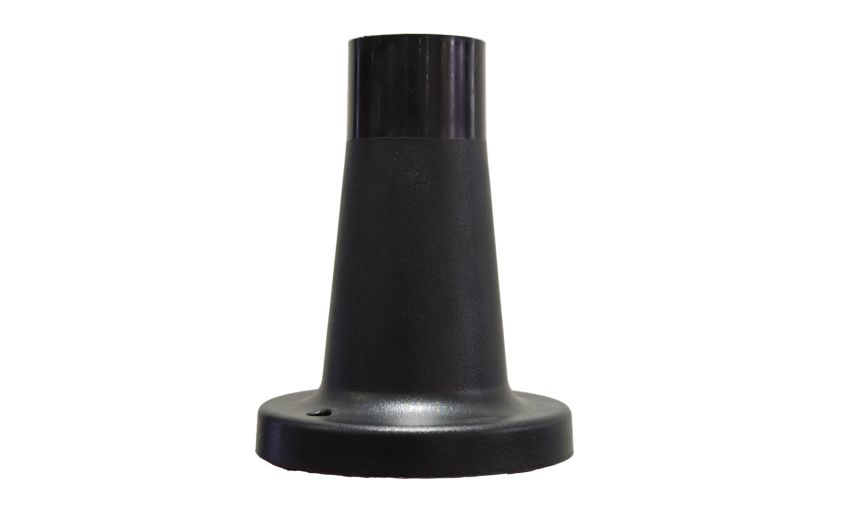 Base con viti di fissaggio 190 mm per palo 60