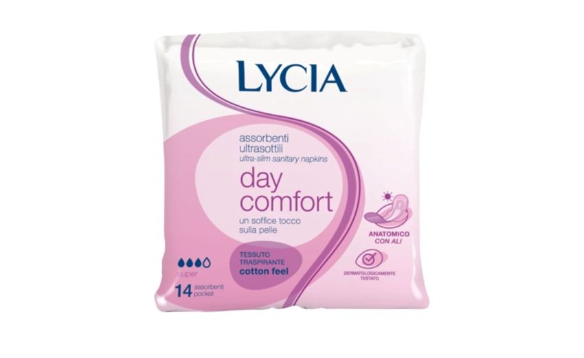 Lycia assorbenti ultrasottili con ali x14