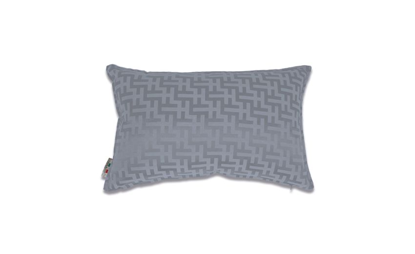 Cuscino davos grigio 35x55 cm--Grigio-Tessuto