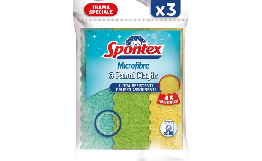 Spontex Set 3 Panni Magic in microfibra