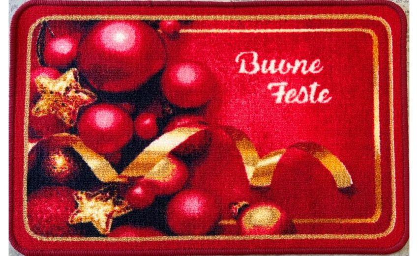 Taba tappeto natale 50x100cm assortito---Lattice
