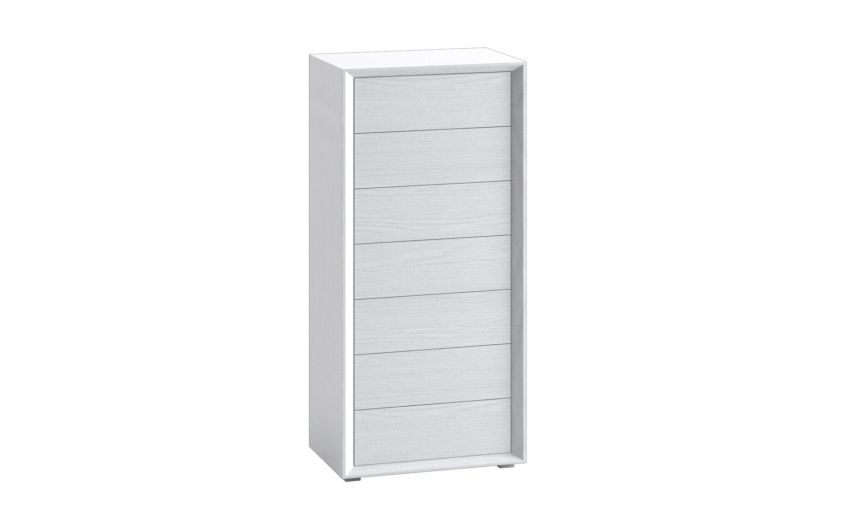 Monica Settimino 7 cassetti Nuvola Frassino--Legno bianco-Nobilitato-133