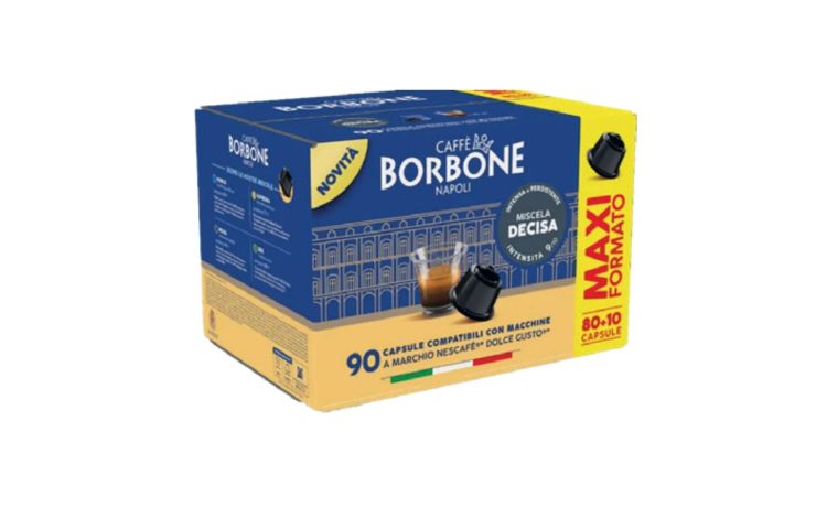 Borbone Box 90 capsule caffè miscela Decisa-Compatibili con macchine a marchio Nescafé  Dolce Gusto