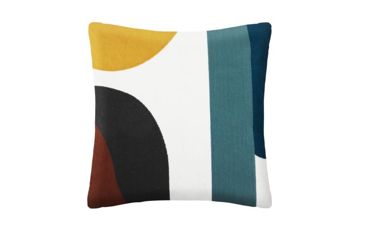 Hary cuscino in cotone 45x45 cm--Multicolore-Cotone-45 cmx45 cm