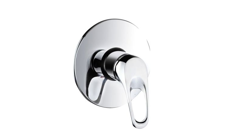 Asia miscelatore doccia incasso cromato Ø40 cm--Cromo