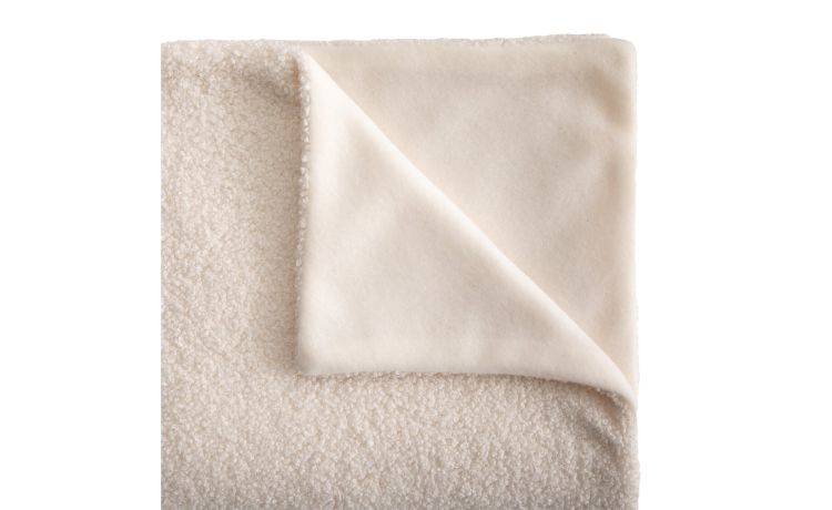 Jaiko coperta avorio 160x120 cm--Beige-Poliestere-160 cmx120 cm