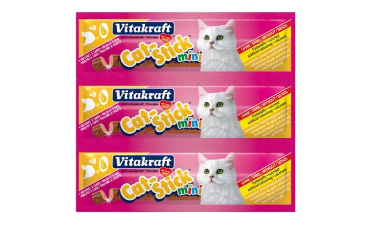 Vitakraft Stick mini Pollo e Fegato busta 3pz da 18gr