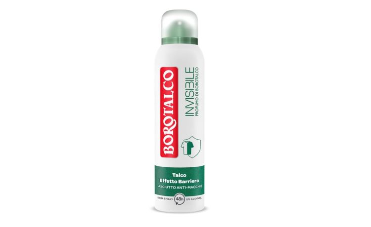 Deodorante borotalco spray 150ml invisible verde
