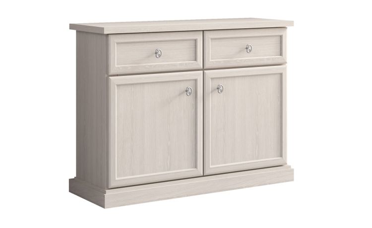 Susy madia 2 ante, 2 cassetti tartufo--Legno chiaro-Pannello melaminico-41 cmx109 cm