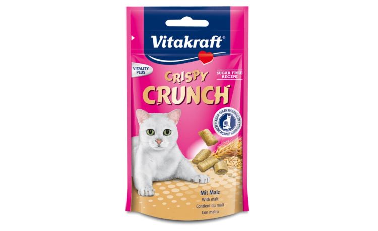 Vitakraft Snack gatto Crunch, Malto 60gr