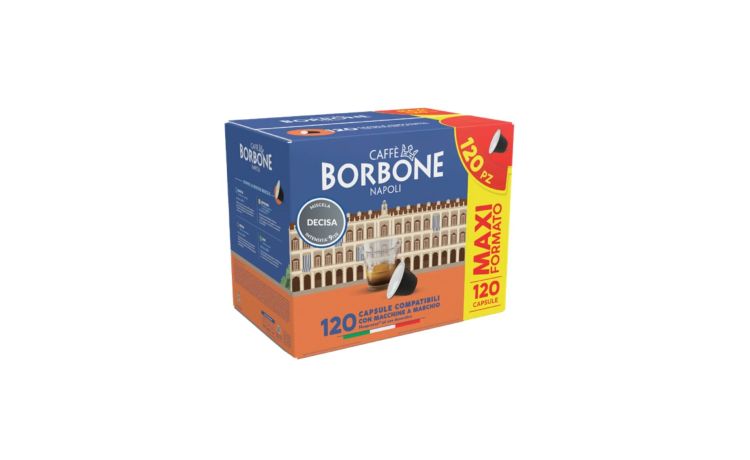 Borbone Box 120 Capsule Caffé miscela Decisa  -compatibili Lavazza A Modo Mio
