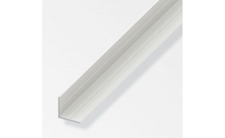 Angolare lati uguali 7,5 mm PVC bianco - 1 metro