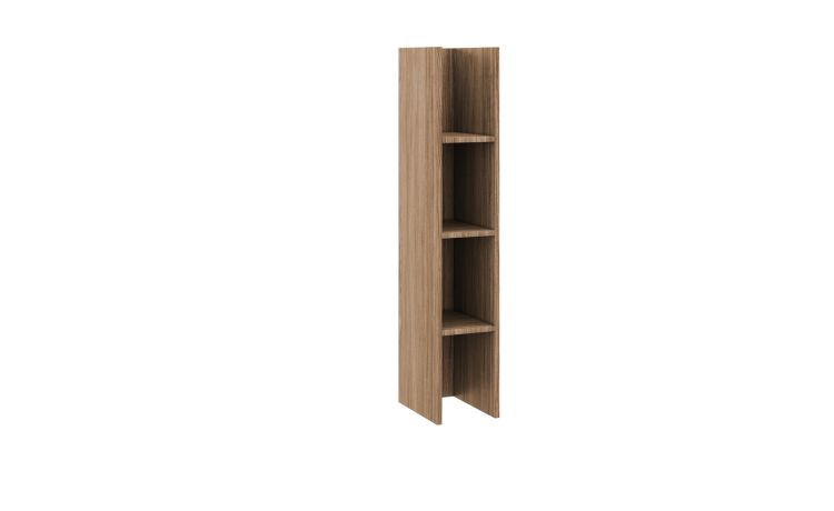 Gaia libreria a giorno noce biondo---Pannello-120 cmx20 cm