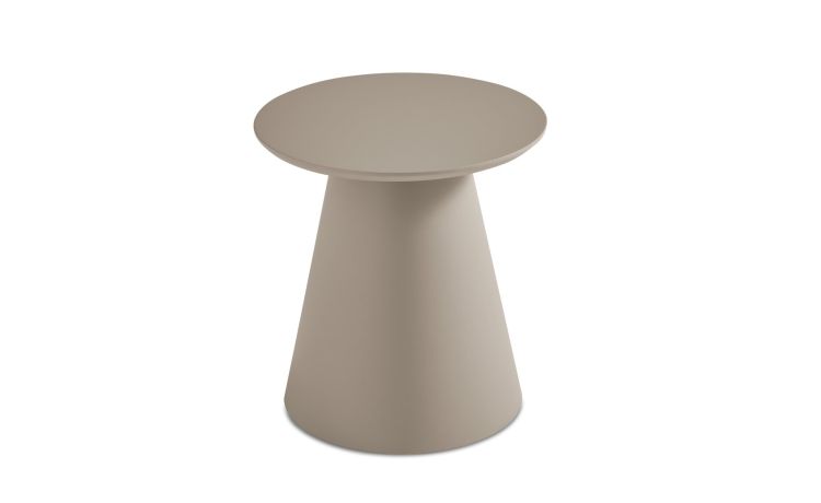 Giove tavolino in mdf color tortora piccolo --Tortora-Mdf
