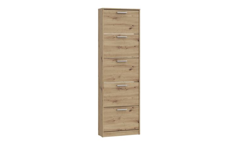Stilo scarpiera 5 ribalte rovere artisan--Legno-Nobilitato-185