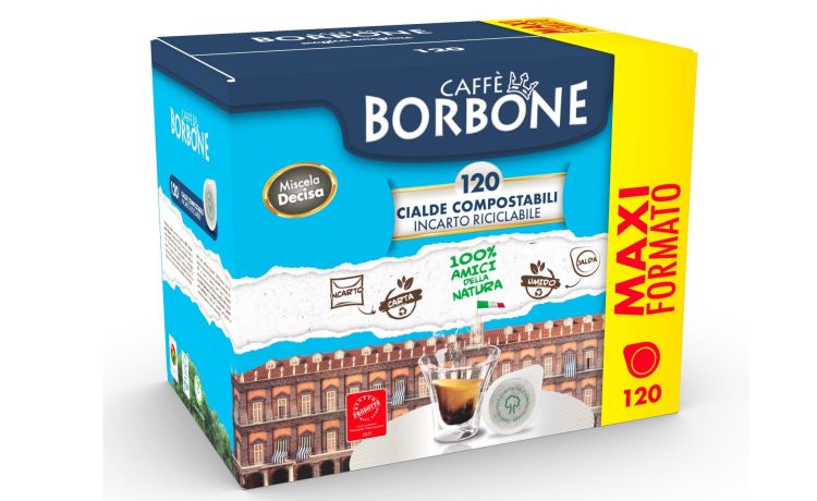 Borbone Box 120 cialde Caffè miscela Decisa-Filtrocarta ESE 44mm