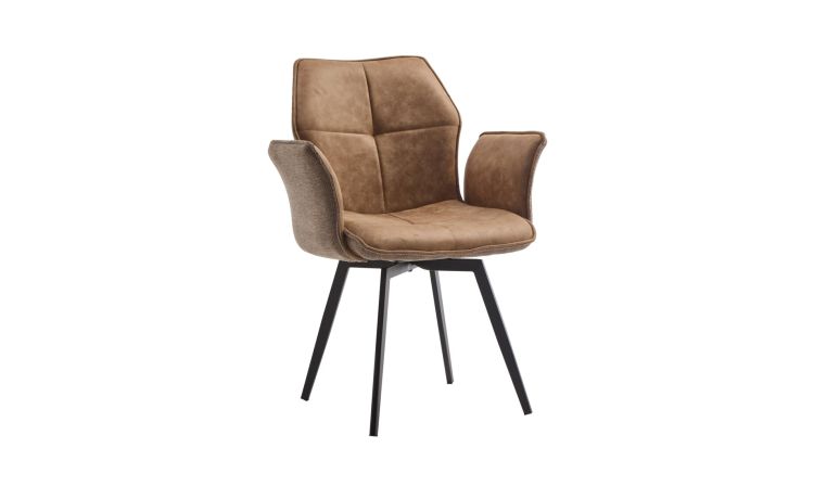 Twist poltrona girevole tortora--Tortora-Tessuto-87,5 cmx41 cm