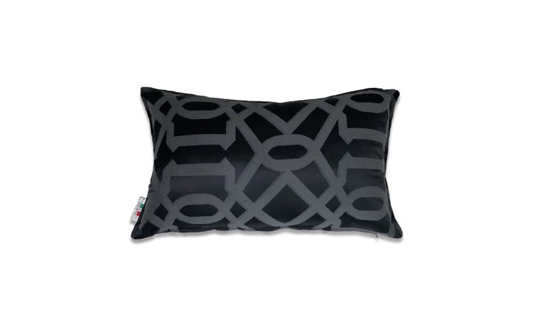Cuscino astra nero 35x55 cm--Nero-Tessuto