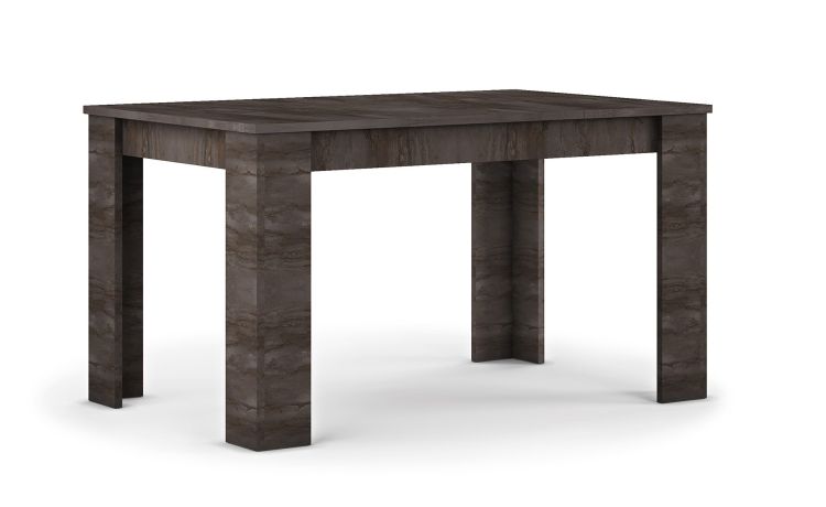 Lisbona tavolo allungabile titanio ossido--Grigio-Pannello-75 cmx140 cm