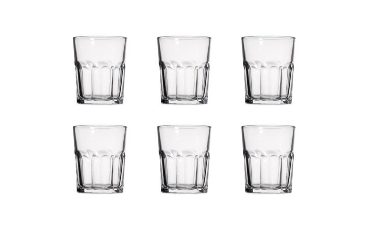 Silvia set 6 bicchieri acqua 27 cl---Vetro