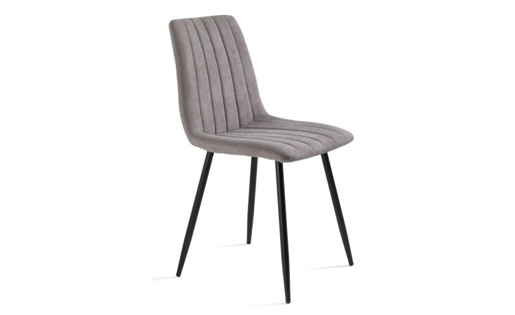 Brenta sedia in tessuto grigio chiaro--Grigio chiaro-Tessuto-88 cmx45 cm