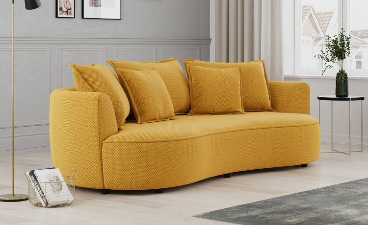 Chic divano megasofà giallo