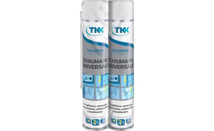 Schiuma poliuretanica manuale Tekapur 2x750 g bipack