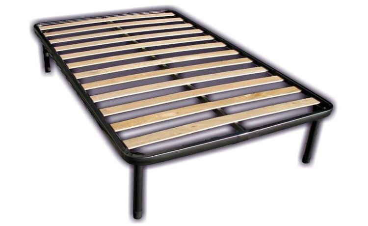 Easy rete per letto una piazza e mezza 120x190cm-12 doghe---Piazza e mezza