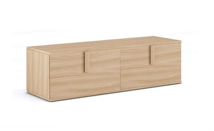 Lisbona porta TV colore olmo--Legno naturale-Pannello-43 cmx180 cm