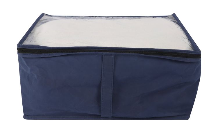 Scatola di riponimento – 40x30x20 cm--Blu-Pvc-20 cmx40 cm