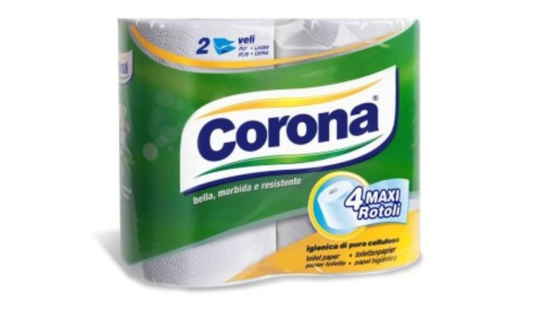 Carta igienica CORONA 4 rotoloni