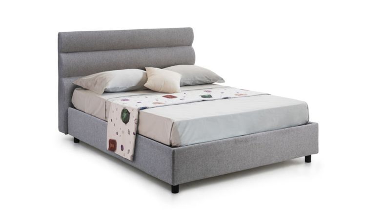 Baleari letto matrimoniale comfort sale e pepe-In tessuto