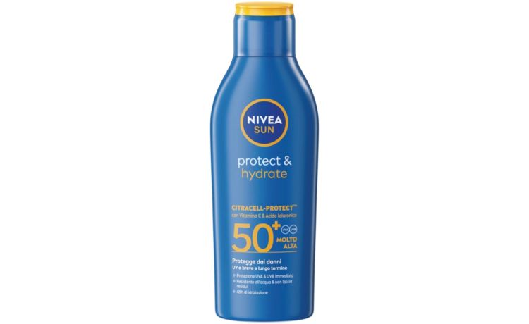 Nivea Solare Protect &amp; Hydrate Latte Sfp50&#43; 200 Ml