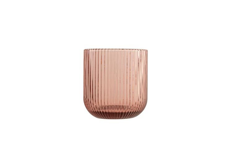 Peony lilac bicchiere in vetro 28 cl---Vetro