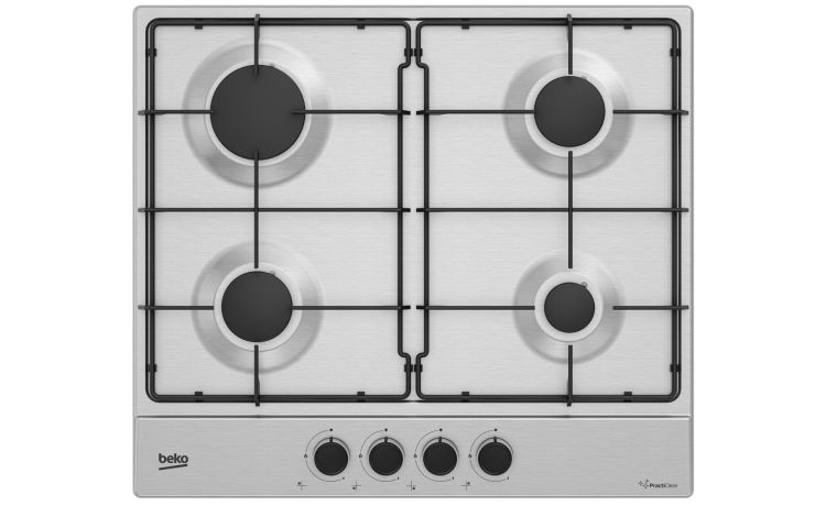 Beko Piano cottura a gas HIAG64223SXE--Inox--4