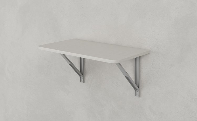 Cabrio tavolo basculante betulla L.90-L.90 cm P.50 cm-Legno bianco-Pannello ecologico