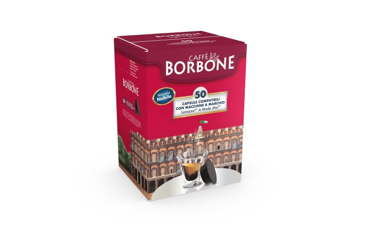 Borbone Box 50 Capsule compostabili miscela Nobile compatibili Lavazza