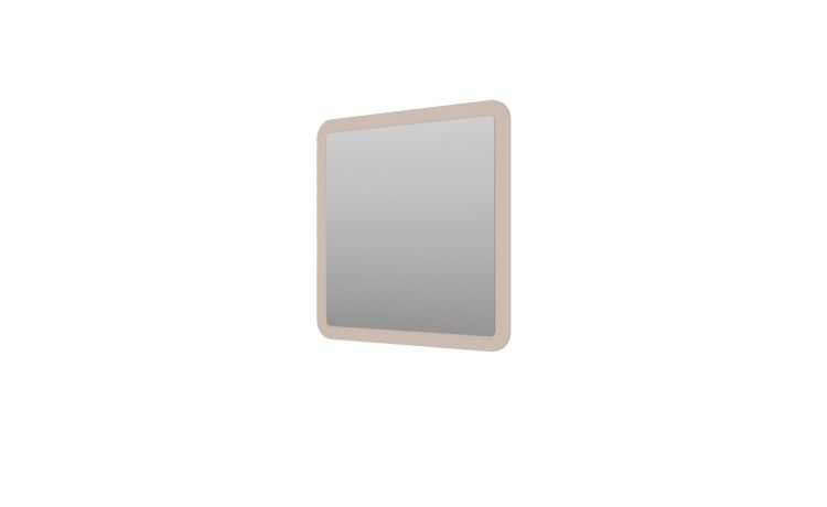 Avola specchiera cachemire --Legno chiaro-Melaminico-79,8 cmx79,8 cm