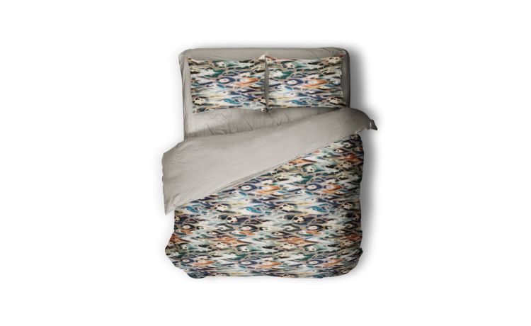 Enrico Coveri Easy Collection parure copripiumino matrimoniale in cotone-255x200 cm--Cotone