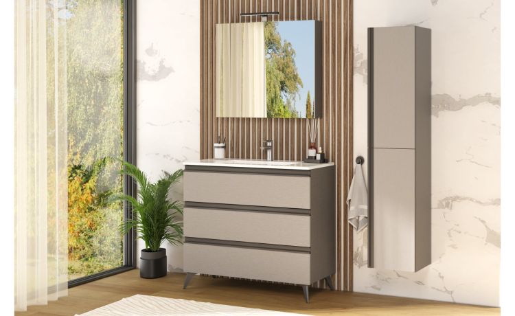 Young Pensile Bagno 2 Ante Specchio