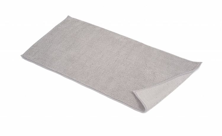 Poppy tappeto bagno grigio 60x120 cm- --Poliestere-120 cmx60 cm