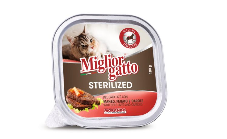 Paté M. Gatto Sterilizzato Manzo E Fegato 100 G
