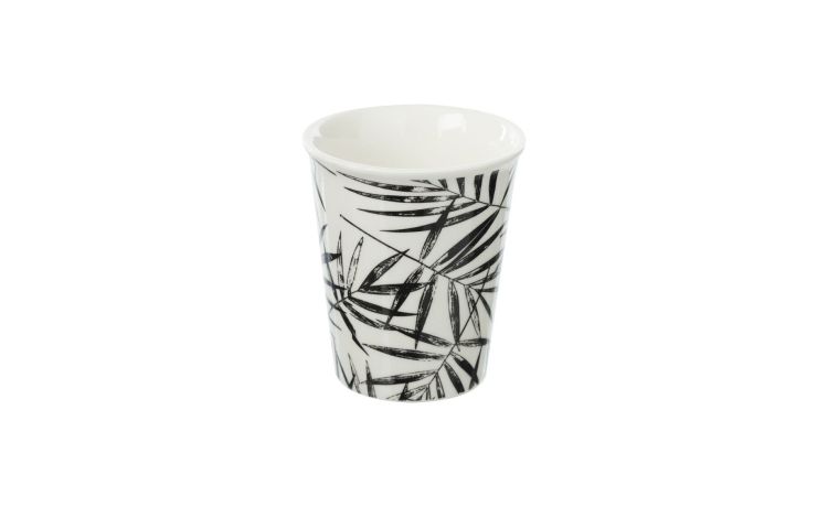 Floral tazzina caffè foliage in porcellana 100 ml ---Porcellana