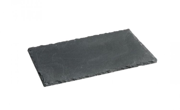 Tagliere in ardesia grigio scuro 14x22 cm- -Grigio scuro-Ardesia-14 cmx22 cm
