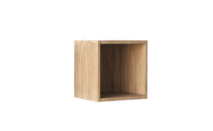 Gaia pensile 1 vano a giorno noce---Nobilitato-36 cmx36 cm