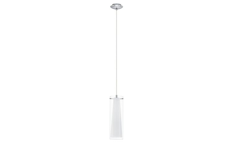 Pinto sospensione 1 luce in vetro Ø11 cm- -Bianco-Vetro