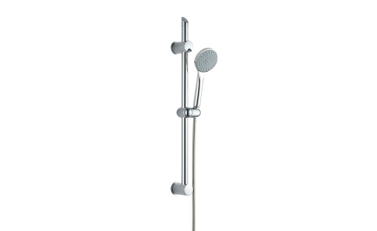 Anna saliscendi doccia con doccetta 1 funzione--Grigio-Abs
