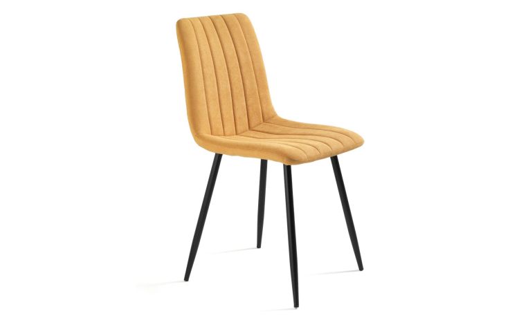 Brenta sedia in tessuto giallo--Giallo-Tessuto-88 cmx45 cm